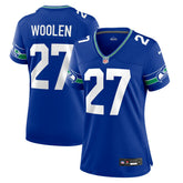 Tariq Woolen Seattle Seahawks Women's Throwback Player Game Jersey - Royal | Nike cheap