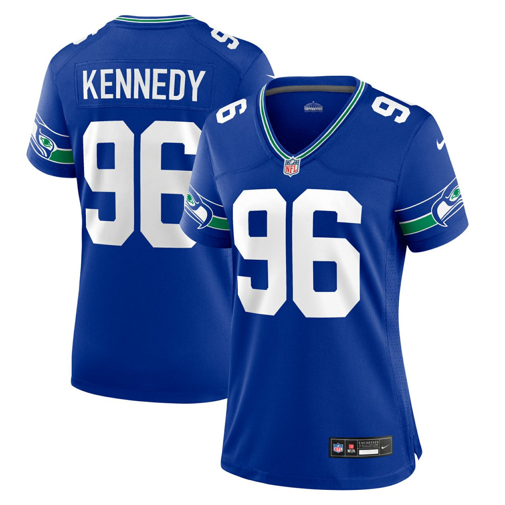 Cortez Kennedy Seattle Seahawks Women's Throwback Player Game Jersey - Royal | Nike for sale
