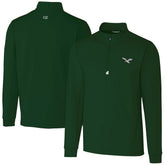 Philadelphia Eagles Cutter & Buck Traverse Stretch Quarter-Zip Pullover - Hunter Green discount