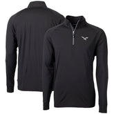 Philadelphia Eagles Cutter & Buck Eco Knit Stretch Recycled Quarter-Zip Pullover - Black sale