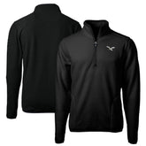 Philadelphia Eagles Cutter & Buck Cascade Eco Sherpa Fleece Quarter-Zip Pullover Jacket - Black outlet