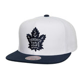 Toronto Maple Leafs Mitchell & Ness Core Team Ground 2.0 Snapback Hat White