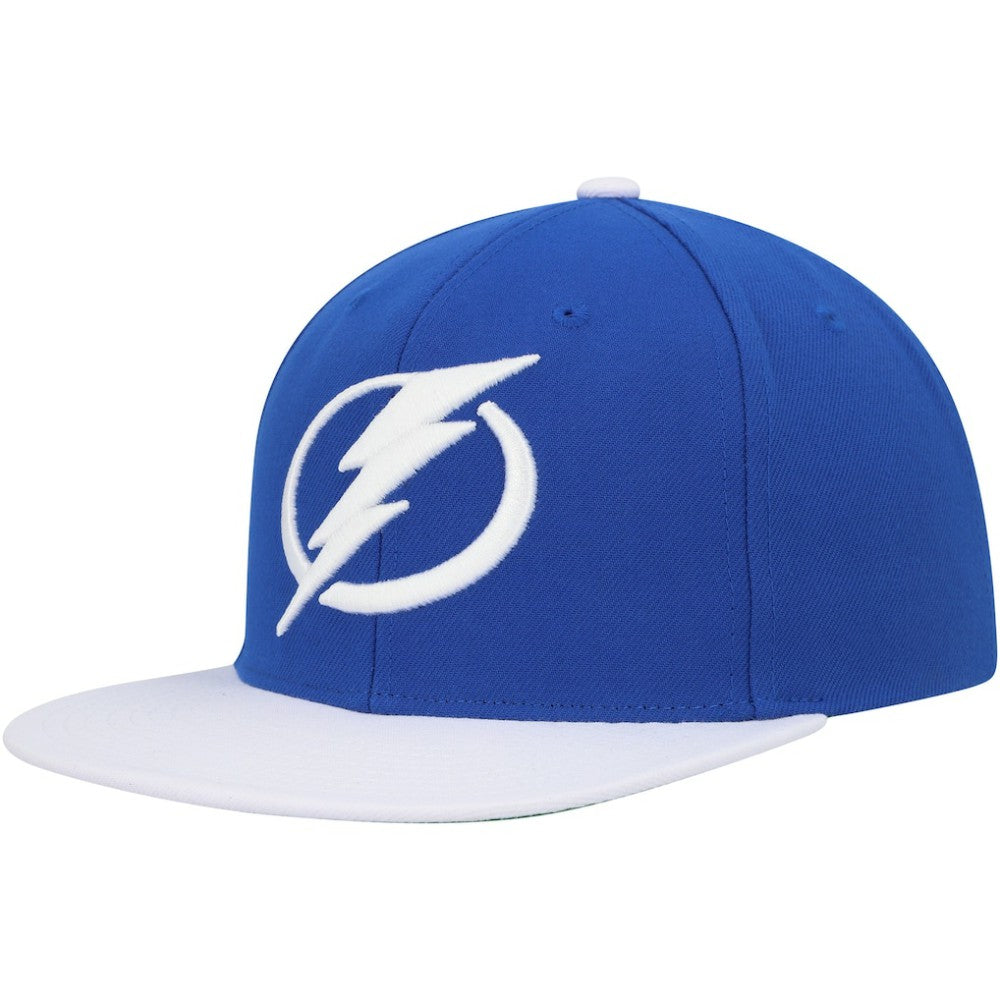 Tampa Bay Lightning Mitchell & Ness Core Team Ground 2.0 Snapback Hat Blue