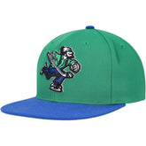 Vancouver Canucks Mitchell & Ness Core Team Ground 2.0 Snapback Hat Green