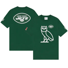 New York Jets OVO x NFL OG Owl T-Shirt – Green online