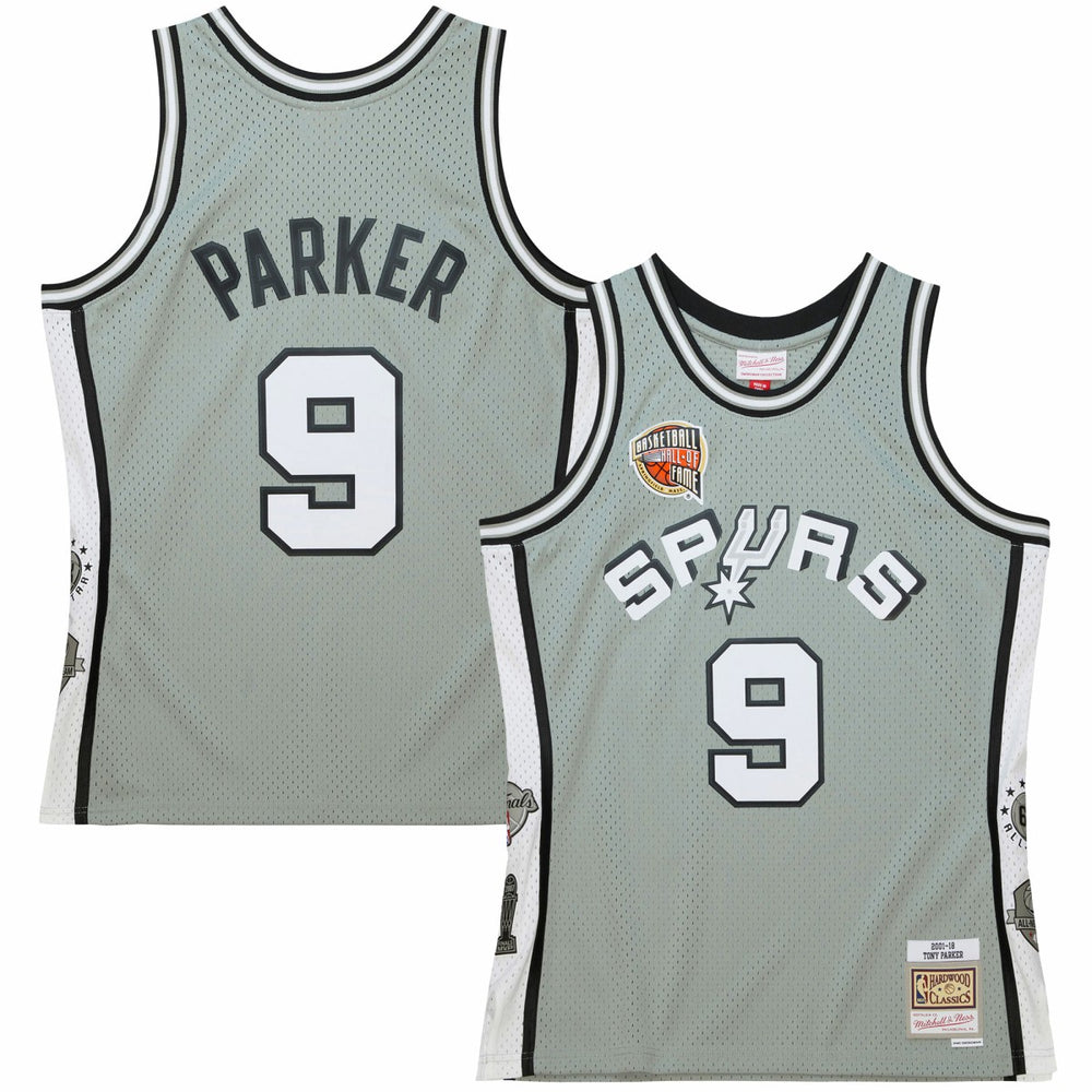 Tony Parker San Antonio Spurs Unisex Hall of Fame Class of 2023 Throwback Swingman Jersey - Gray | Mitchell & Ness for sale
