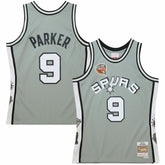Tony Parker San Antonio Spurs Unisex Hall of Fame Class of 2023 Throwback Swingman Jersey - Gray | Mitchell & Ness for sale