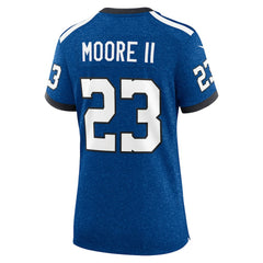 Kenny Moore II Indianapolis Colts Women's Indiana Nights Alternate Game Jersey - Royal | Nike outlet