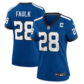 Marshall Faulk Indianapolis Colts Women's Indiana Nights Alternate Game Jersey - Royal | Nike sale