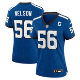 Quenton Nelson Indianapolis Colts Women's Indiana Nights Alternate Game Jersey - Royal | Nike online