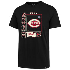Elly De La Cruz Cincinnati Reds Graphic T-Shirt - Black | 47 brand