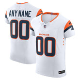 Denver Broncos Vapor F.U.S.E. Elite Custom Jersey - White | Nike for sale
