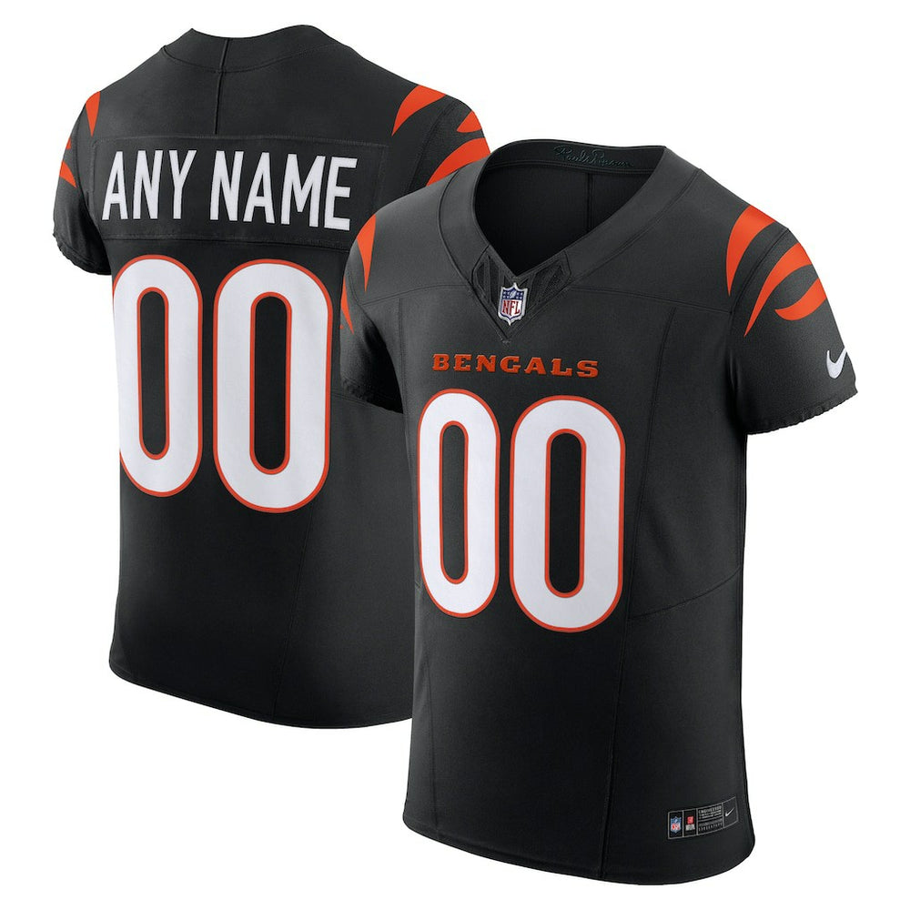 Cincinnati Bengals Team Vapor F.U.S.E. Elite Custom Jersey - Black | Nike outlet