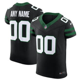 New York Jets Alternate Vapor F.U.S.E. Elite Custom Jersey - Legacy Black | Nike cheap