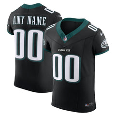 Philadelphia Eagles Alternate Vapor F.U.S.E. Elite Custom Jersey - Black | Nike on sale