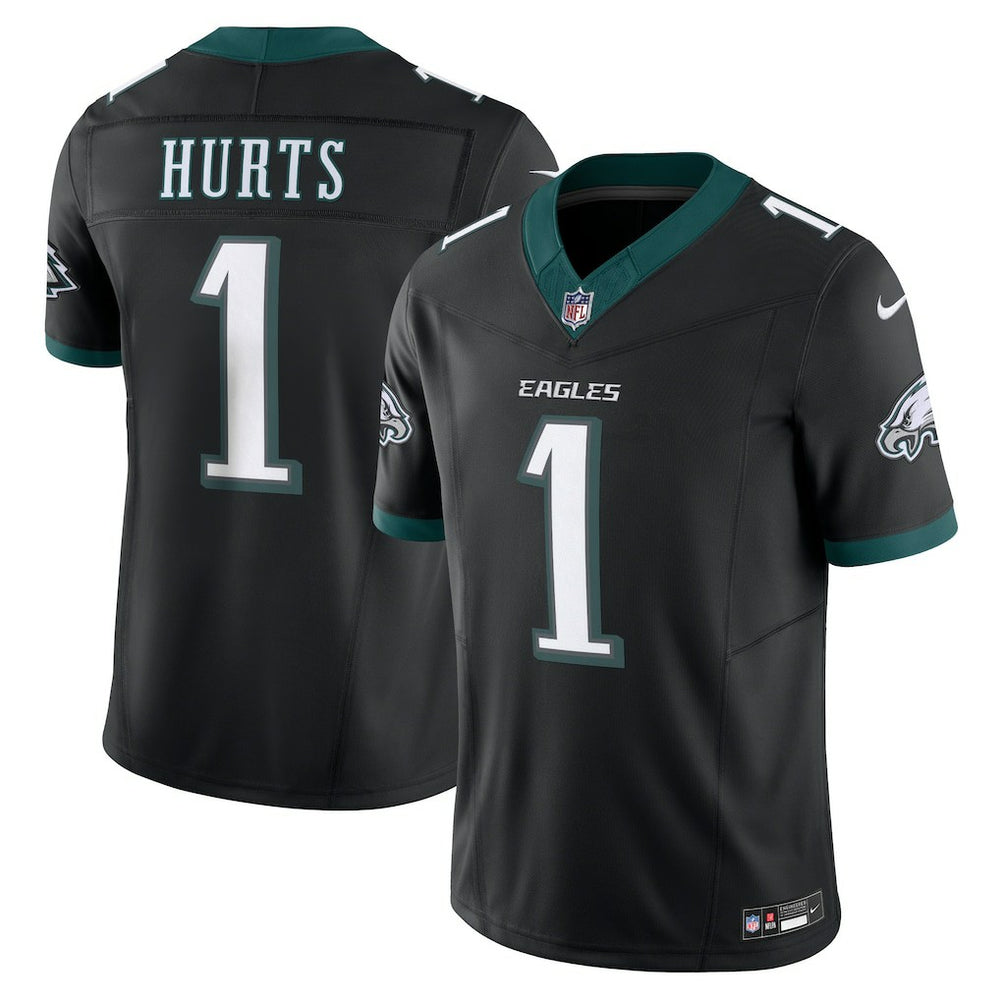 Jalen Hurts Philadelphia Eagles Alternate Vapor F.U.S.E. Limited Jersey - Black | Nike on sale