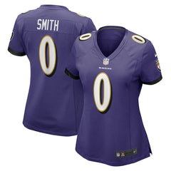 Roquan Smith Baltimore Ravens Women's Team Game Jersey - Purple | Nike cheap