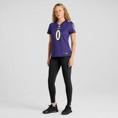Roquan Smith Baltimore Ravens Women's Team Game Jersey - Purple | Nike cheap