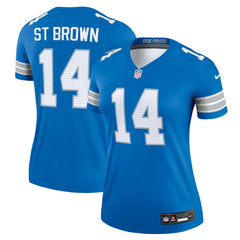 Amon-Ra St. Brown Detroit Lions Women's Legend Player Performance Top - Blue | Nike discount