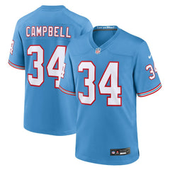 Earl Campbell Tennessee Titans Retired Player Alternate Game Jersey - Light Blue | Nike sale