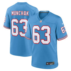 Mike Munchak Tennessee Titans Retired Player Alternate Game Jersey - Light Blue | Nike outlet