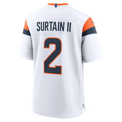 Patrick Surtain II Denver Broncos Mile High Collection Game Jersey - White | Nike for sale