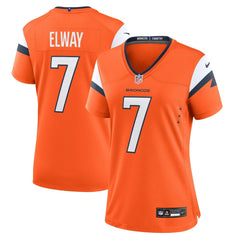 John Elway Denver Broncos Women's Mile High Collection Retired Player Game Jersey - Orange | Nike outlet