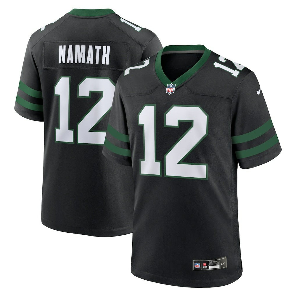 Joe Namath New York Jets Alternate Retired Player Game Jersey - Legacy Black | Nike online