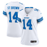 Amon-Ra St. Brown Detroit Lions Women's White Game Jersey - White | Nike sale