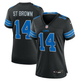 Amon-Ra St. Brown Detroit Lions Women's 2nd Alternate Game Jersey - Black | Nike discount