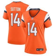 Courtland Sutton Denver Broncos Women's Mile High Collection Game Jersey - Orange | Nike outlet