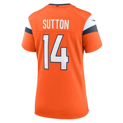 Courtland Sutton Denver Broncos Women's Mile High Collection Game Jersey - Orange | Nike outlet