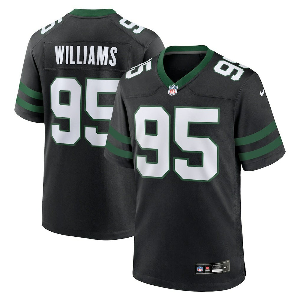 Quinnen Williams New York Jets Alternate Game Jersey - Legacy Black | Nike for sale