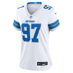 Aidan Hutchinson Detroit Lions Women's Game Jersey - White | Nike cheap