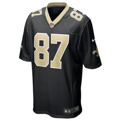 Foster Moreau New Orleans Saints Game Jersey - Black | Nike for sale
