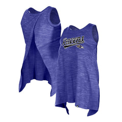 Baltimore Ravens New Era Women's Space Dye Active Tank Top - Purple on sale