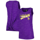 Minnesota Vikings New Era Women's Space Dye Active Tank Top - Purple online