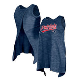 New England Patriots New Era Women's Space Dye Active Tank Top - Navy sale