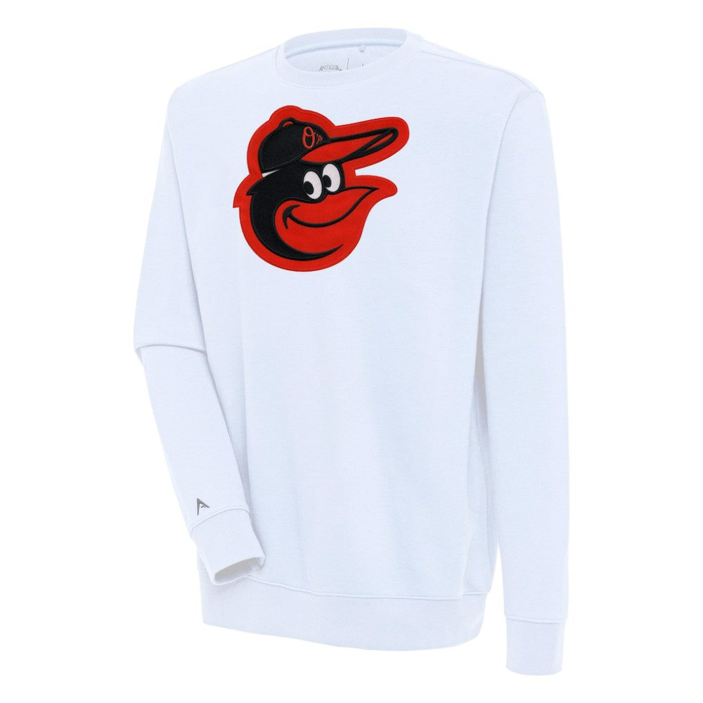 Baltimore Orioles Antigua Victory Pullover Sweatshirt - White