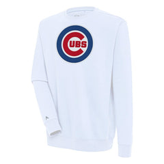 Chicago Cubs Antigua Victory Pullover Sweatshirt - White