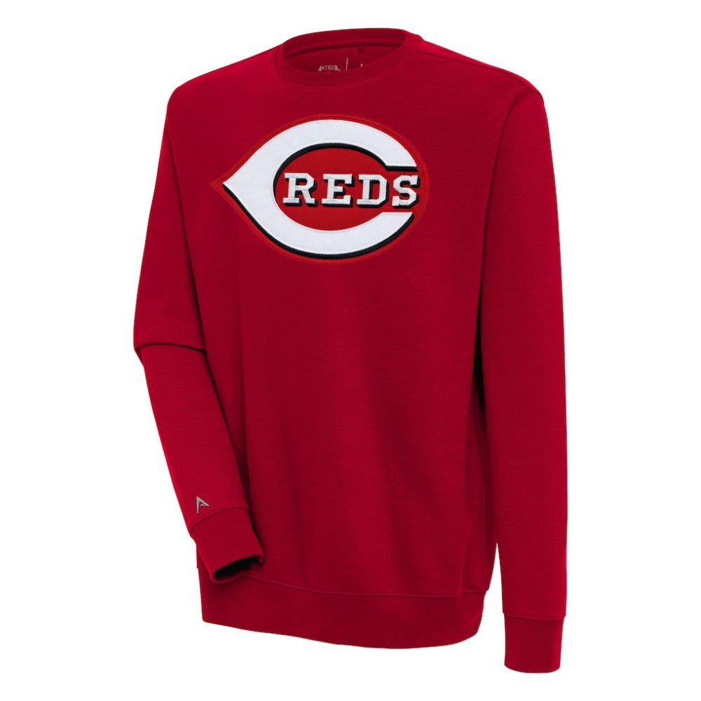 Cincinnati Reds Antigua Victory Pullover Sweatshirt - Red