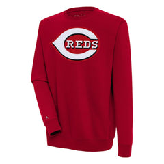 Cincinnati Reds Antigua Victory Pullover Sweatshirt - Red