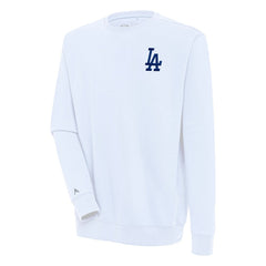 Los Angeles Dodgers Antigua Victory Pullover Sweatshirt - White