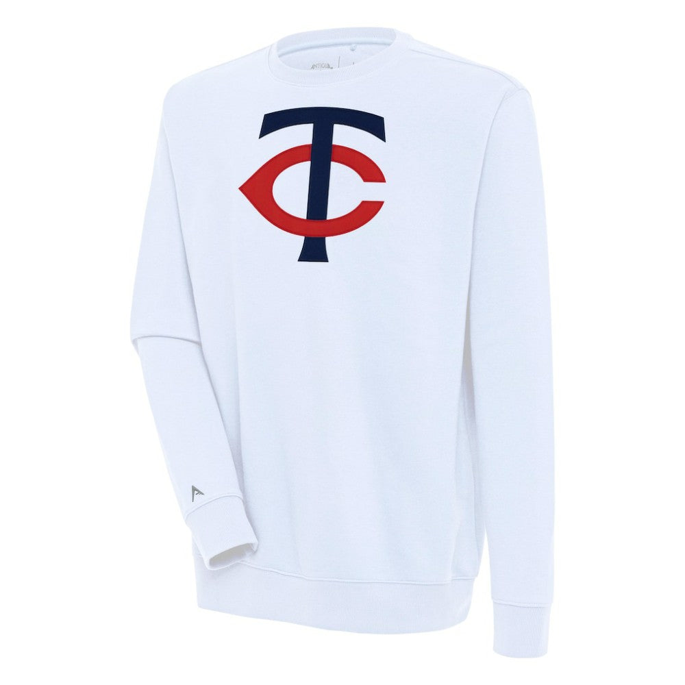 Minnesota Twins Antigua Victory Pullover Sweatshirt - White