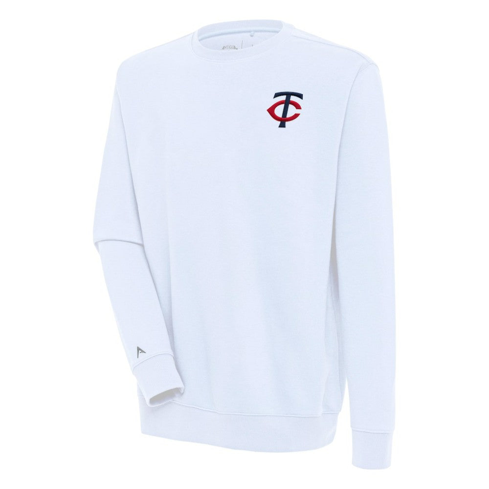 Minnesota Twins Antigua Victory Pullover Sweatshirt - White