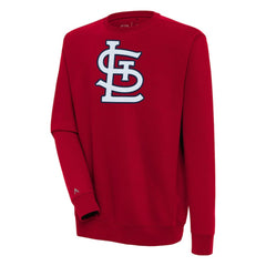 St. Louis Cardinals Antigua Victory Pullover Sweatshirt - Red