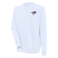 Toronto Blue Jays Antigua Victory Pullover Sweatshirt - White