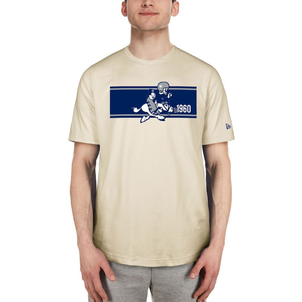 Dallas Cowboys New Era Third Down Historic T-Shirt - Cream cheap