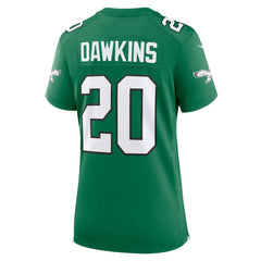 Brian Dawkins Philadelphia Eagles Women's Alternate Game Jersey - Kelly Green | Nike online