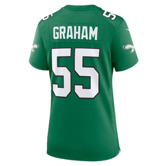 Brandon Graham Philadelphia Eagles Women's Alternate Game Jersey - Kelly Green | Nike for sale
